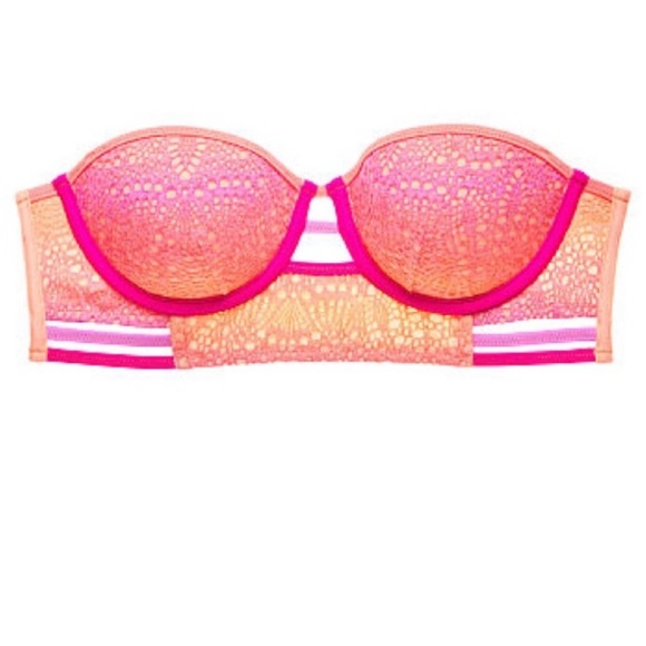 ✨NWT Victoria’s Secret Lace Push Up Strappy Bikini - Picture 1 of 11